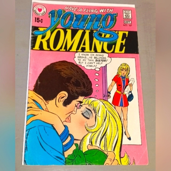 1970 Young Romance #167 Comic Book - DC Comics - Picture 1 of 3